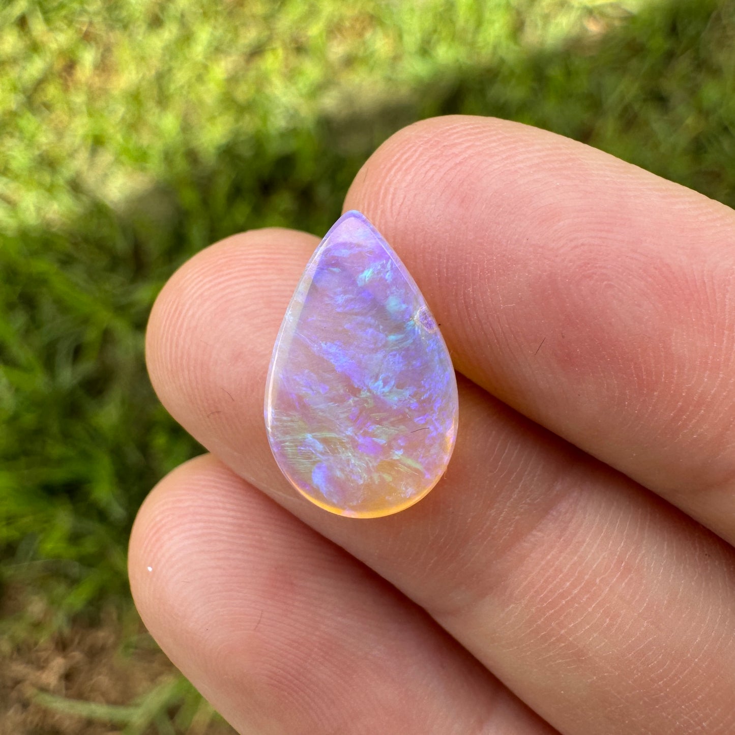 3.01 Ct teardrop crystal opal