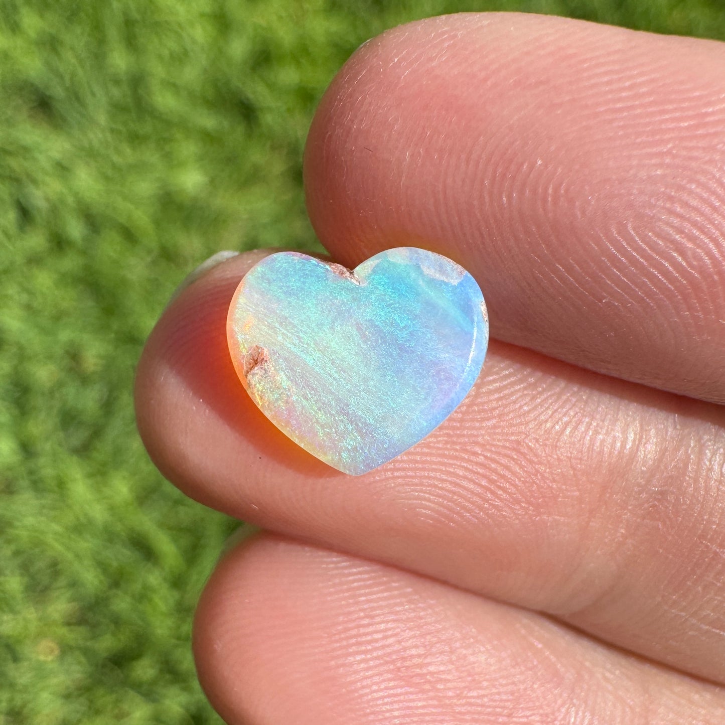 2.36 Ct crystal opal heart