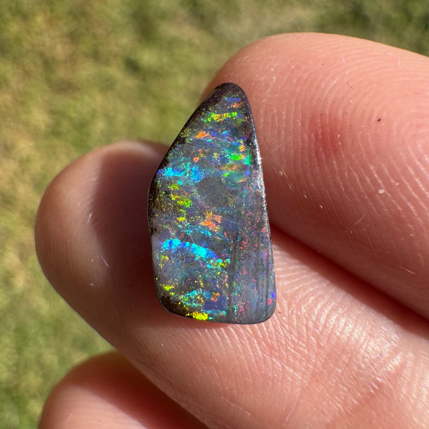 2.03 Ct rainbow boulder opal