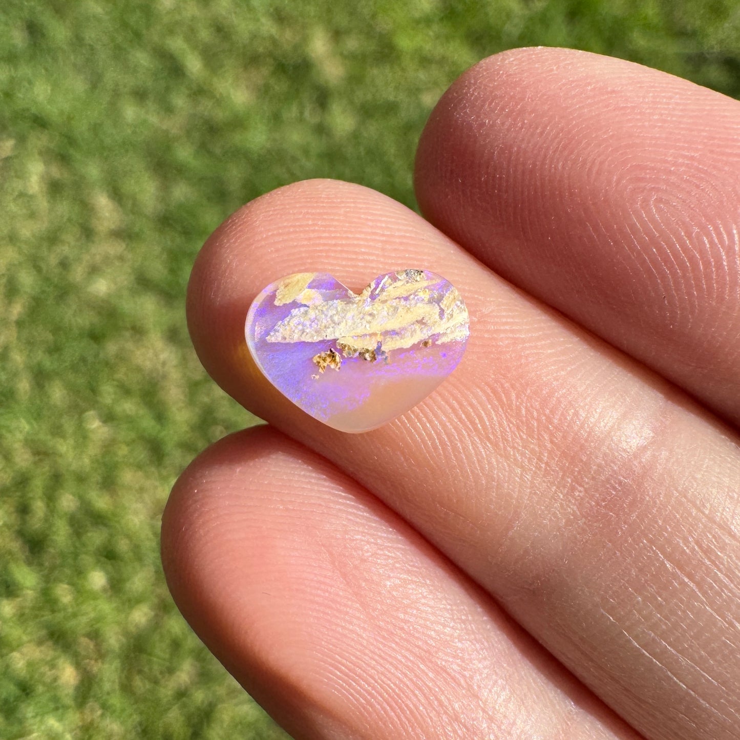 1.16 Ct small wood replacement heart opal