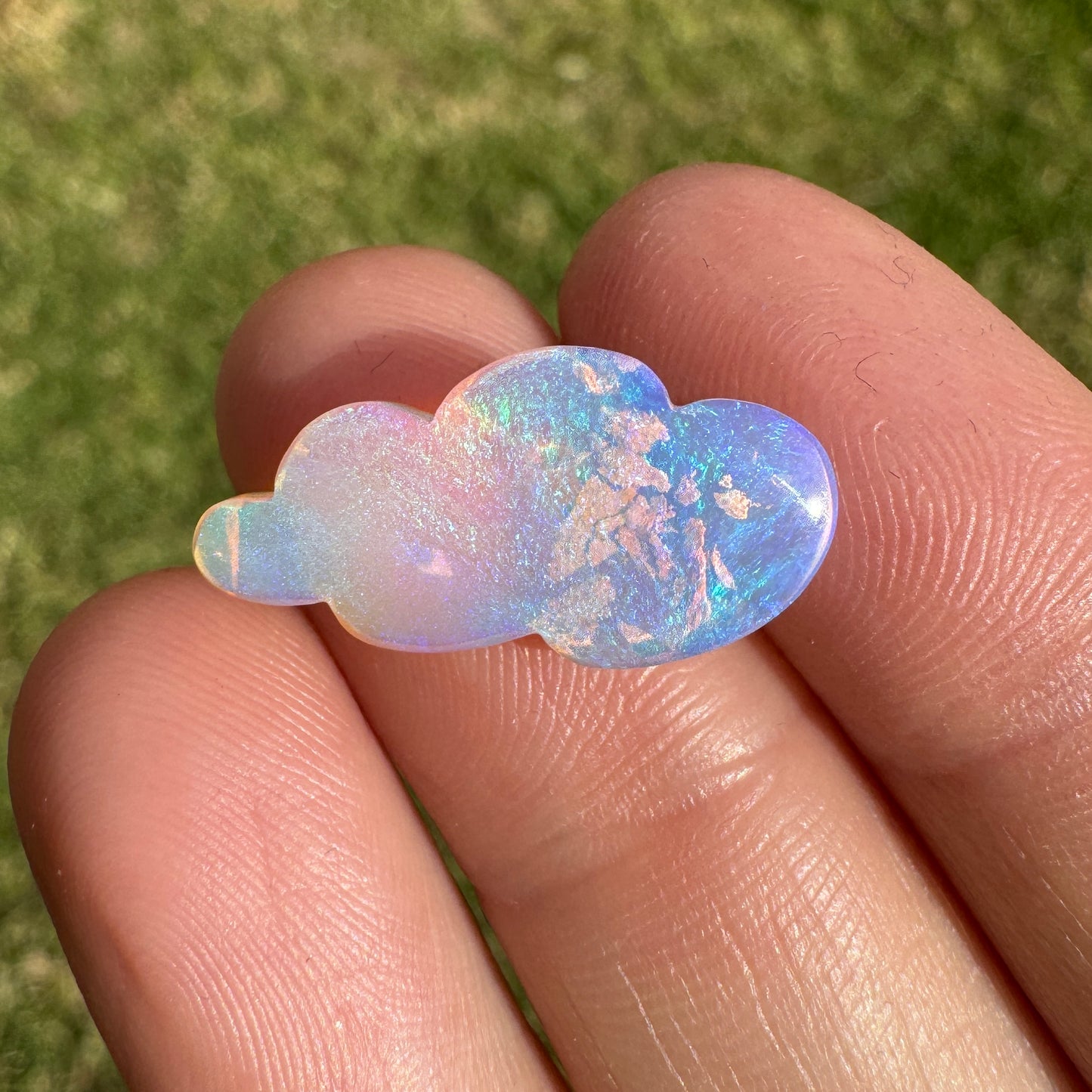 4.77 Ct cloud carving wood replacement opal