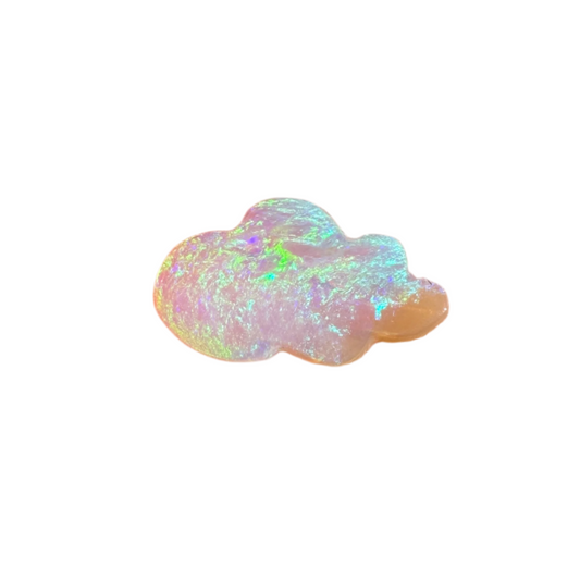 0.57 Ct extra small cloud carving crystal opal