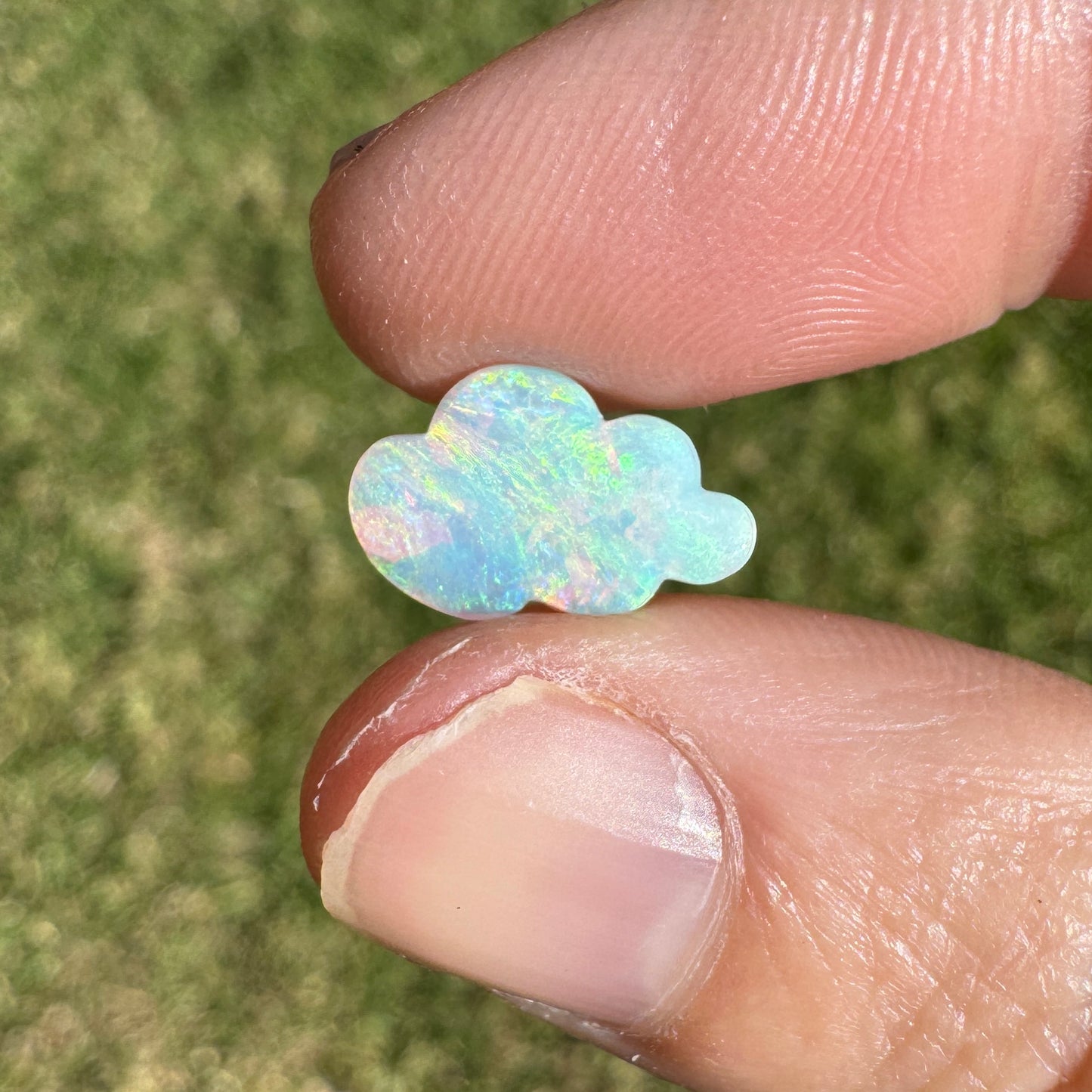 1.81 Ct cloud carving crystal opal