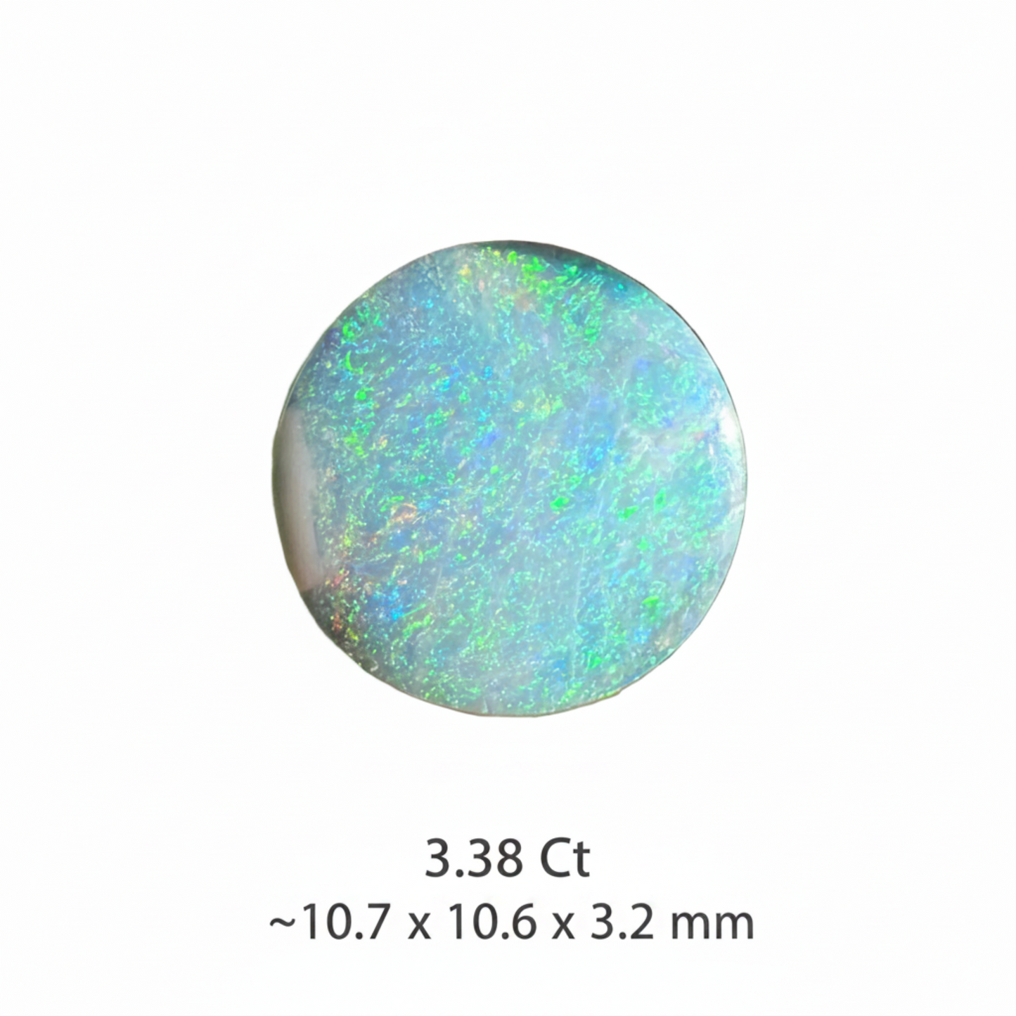 3.38 Ct circle boulder opal
