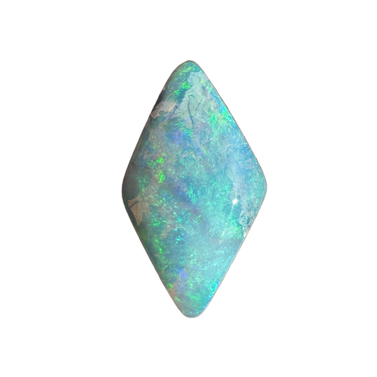 2.57 Ct small sea green boulder opal