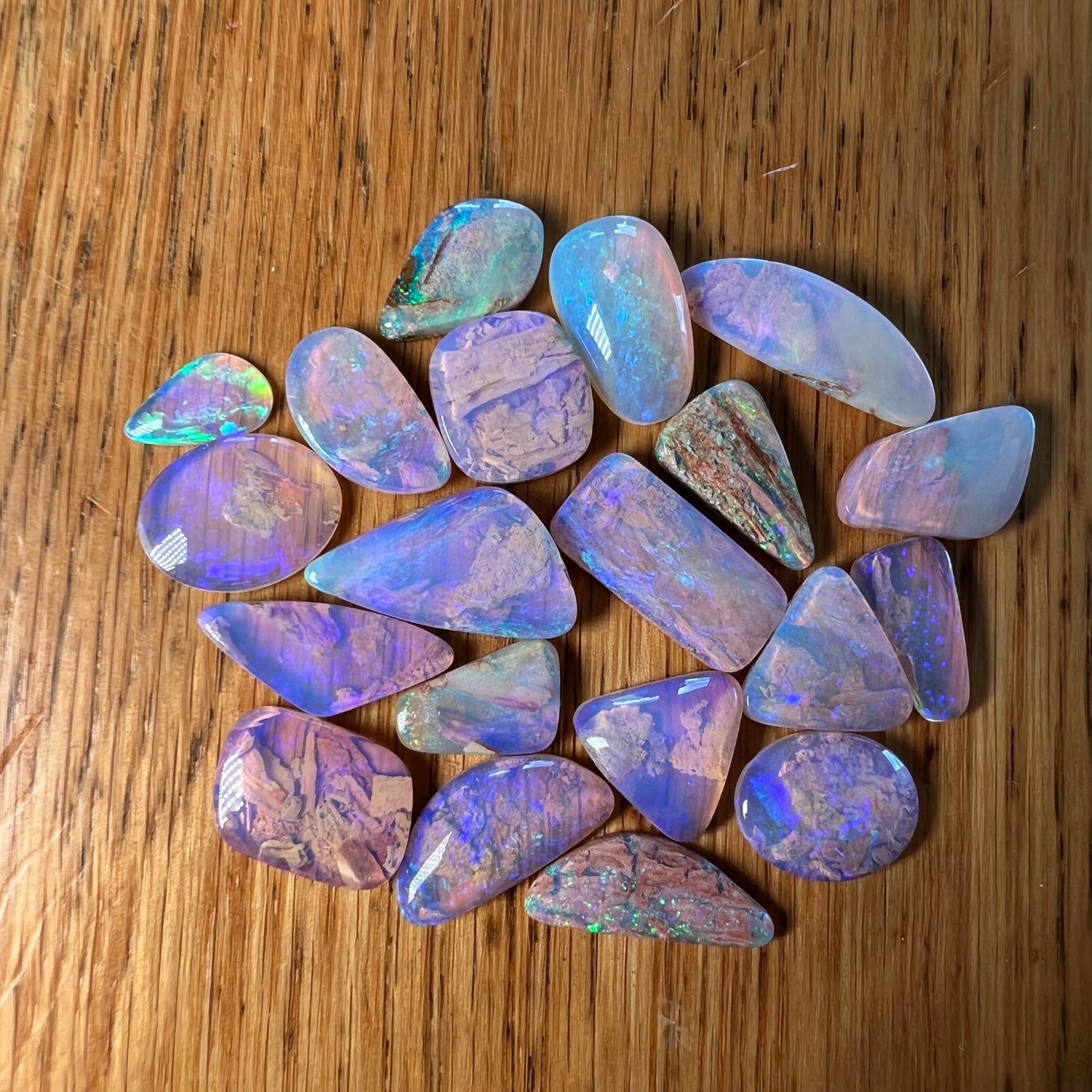 Wood replacement & crystal opals