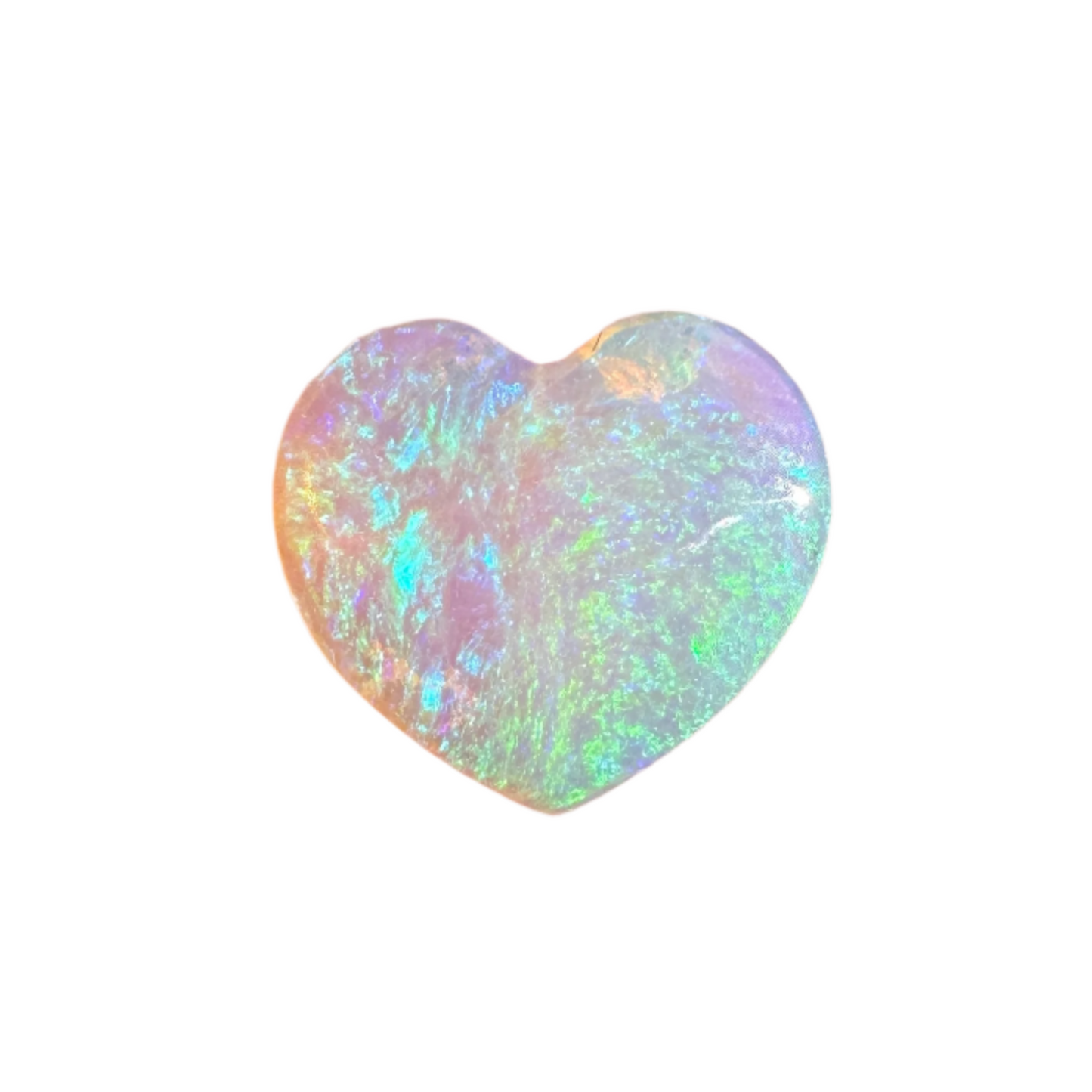 1.31 Ct small heart crystal opal