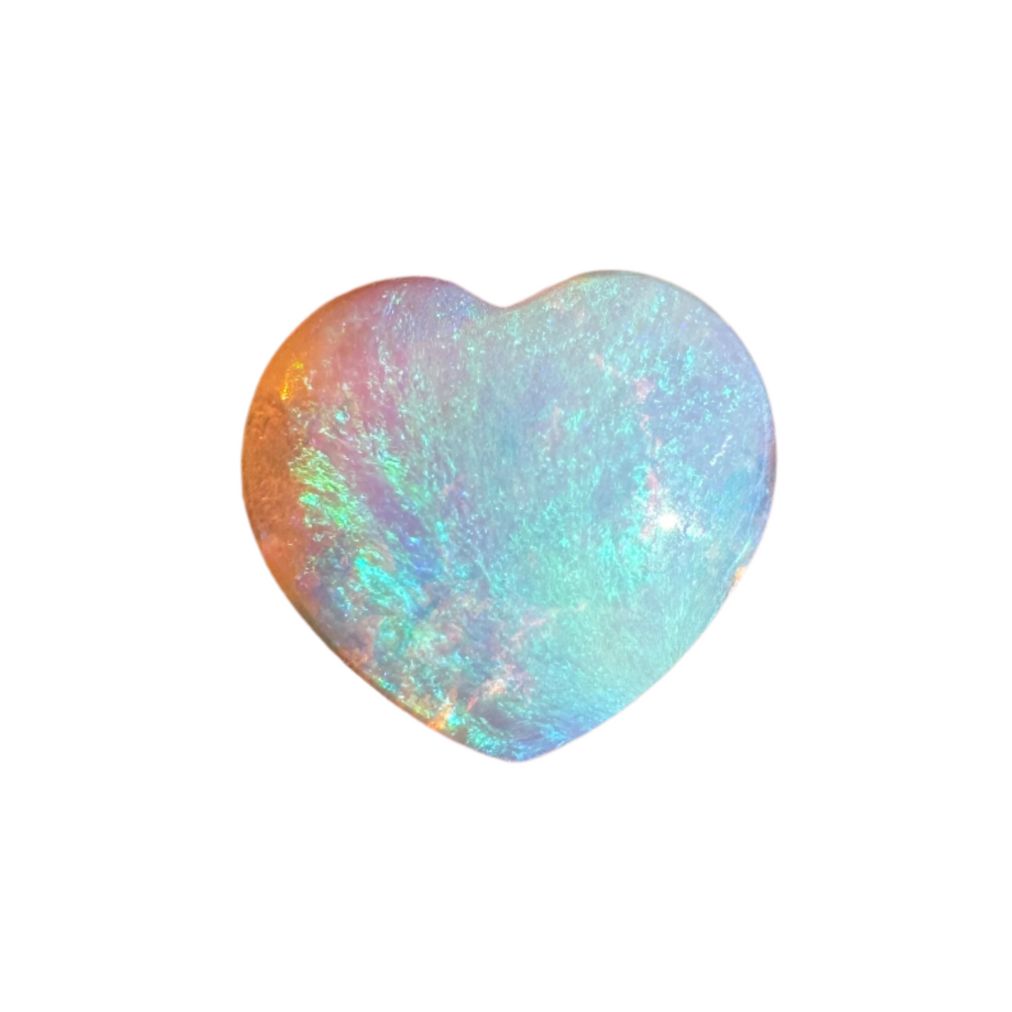 1.99 Ct crystal heart opal