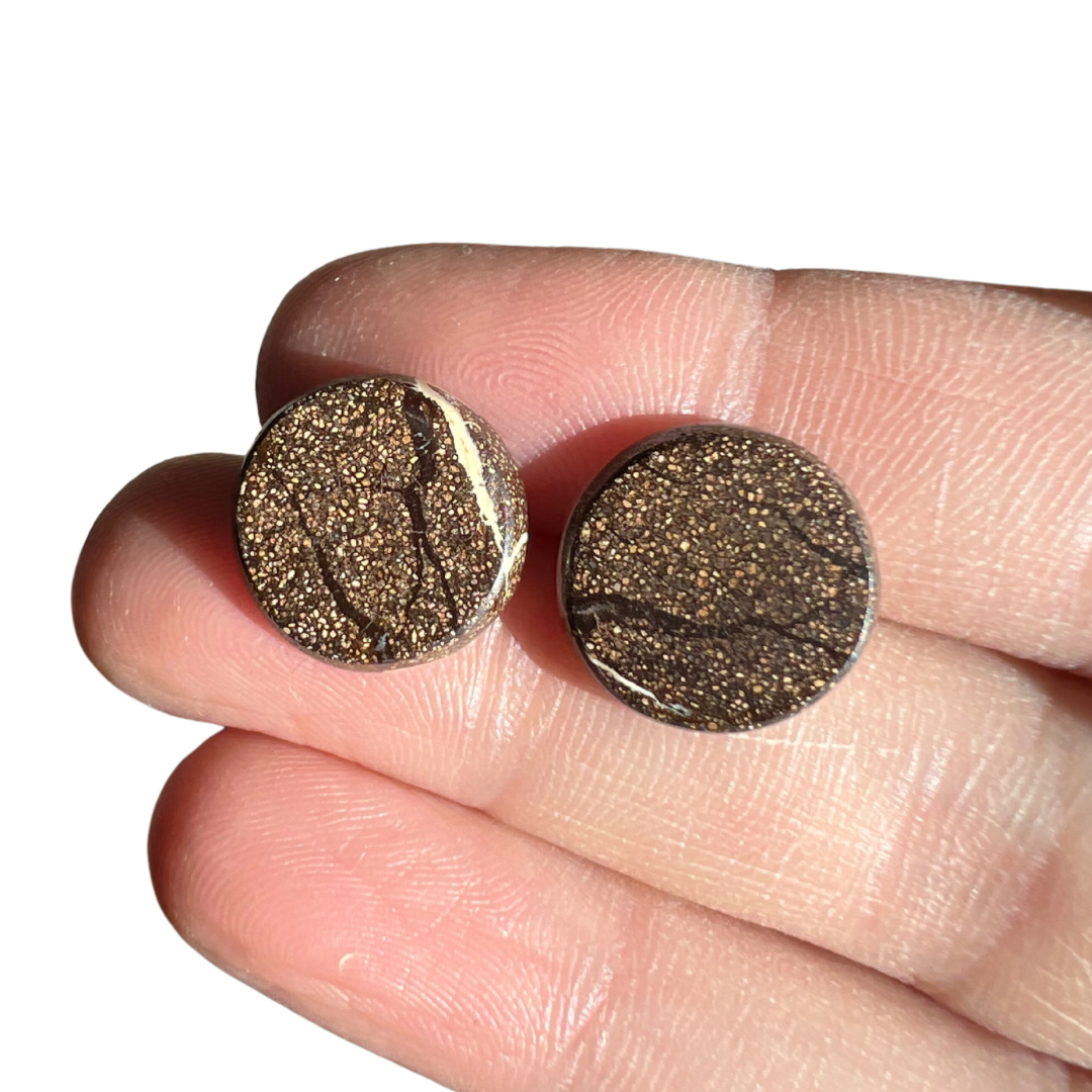 10.81 Ct boulder opal pair