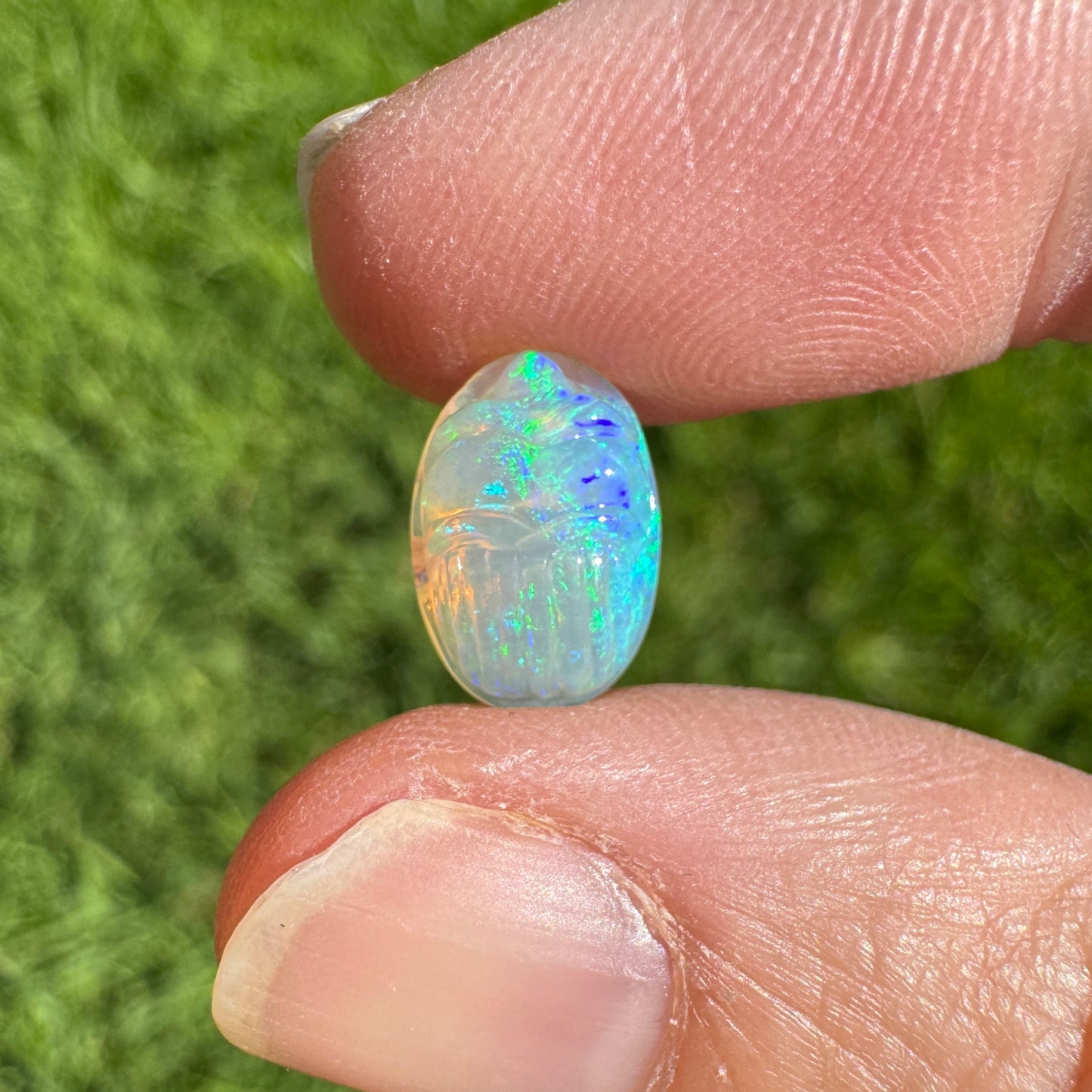 1.79 Ct carved scarab opal