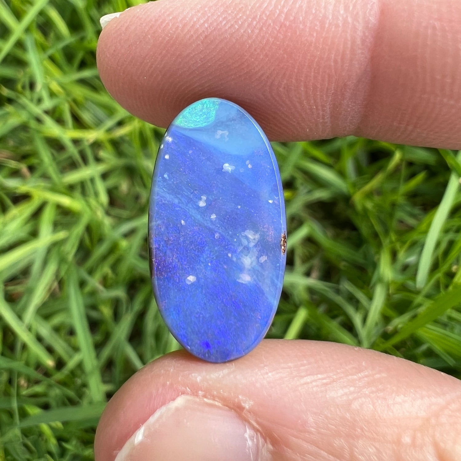 10.23 Ct blue boulder opal - Broken River Mining
