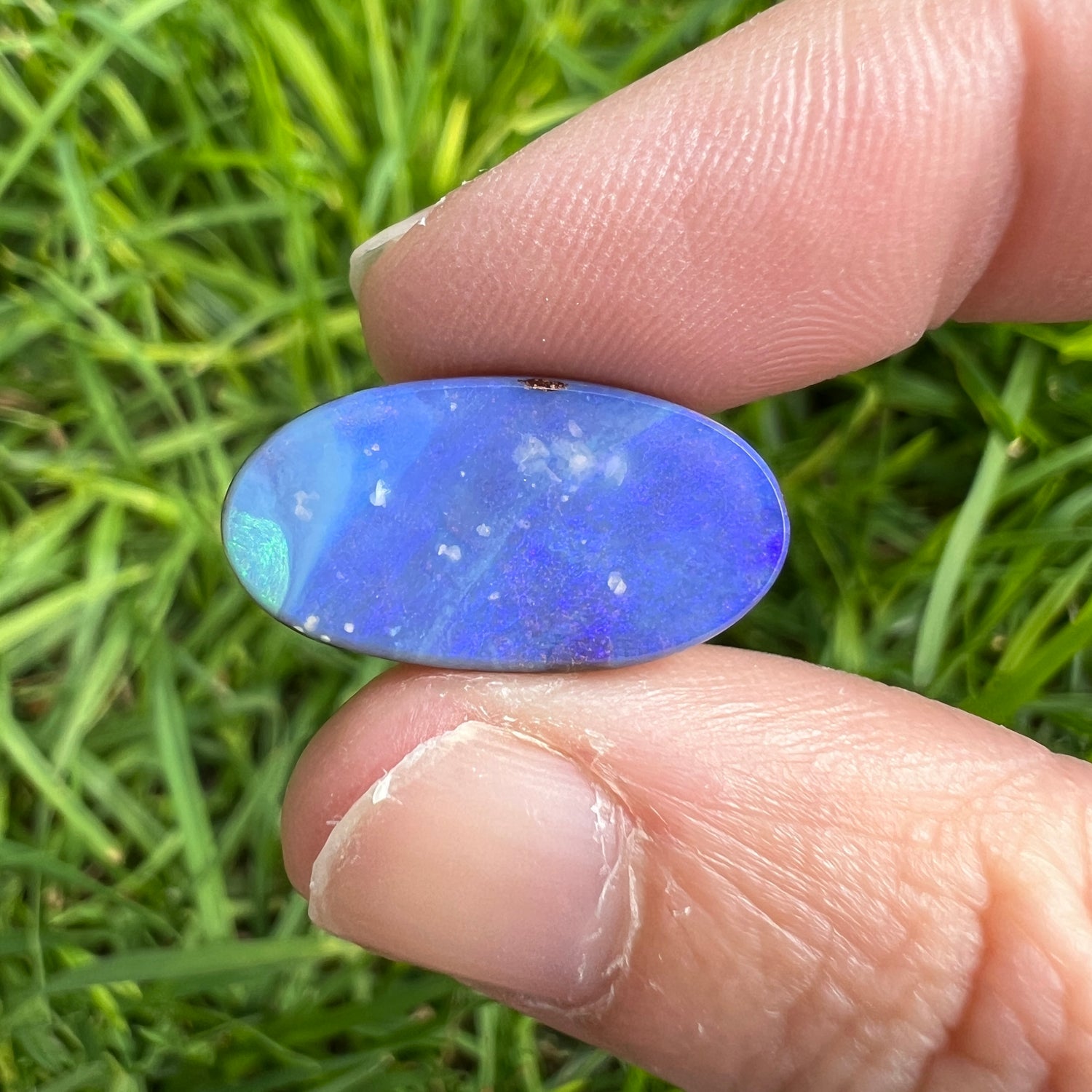 10.23 Ct blue boulder opal - Broken River Mining