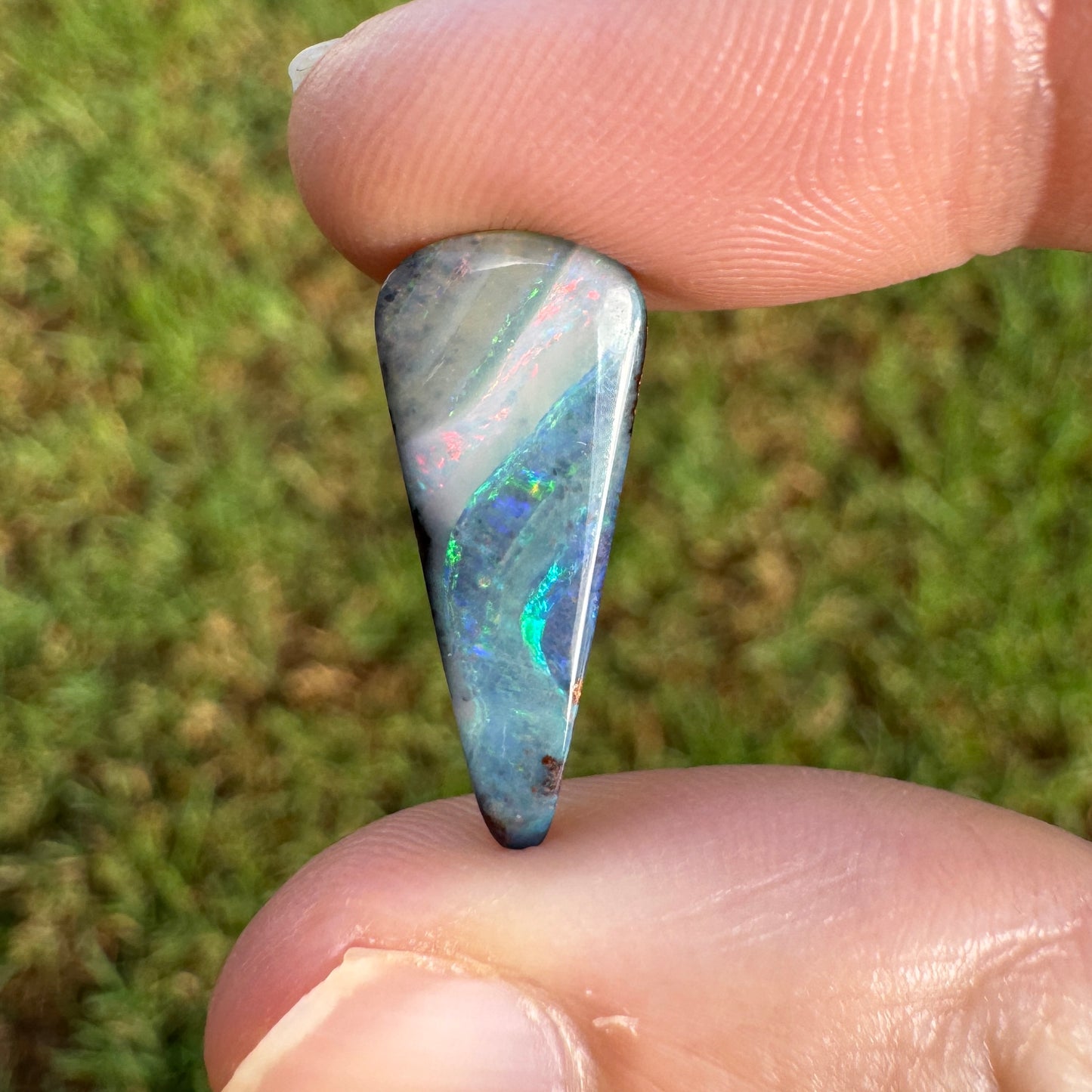 4.18 Ct stripy boulder opal