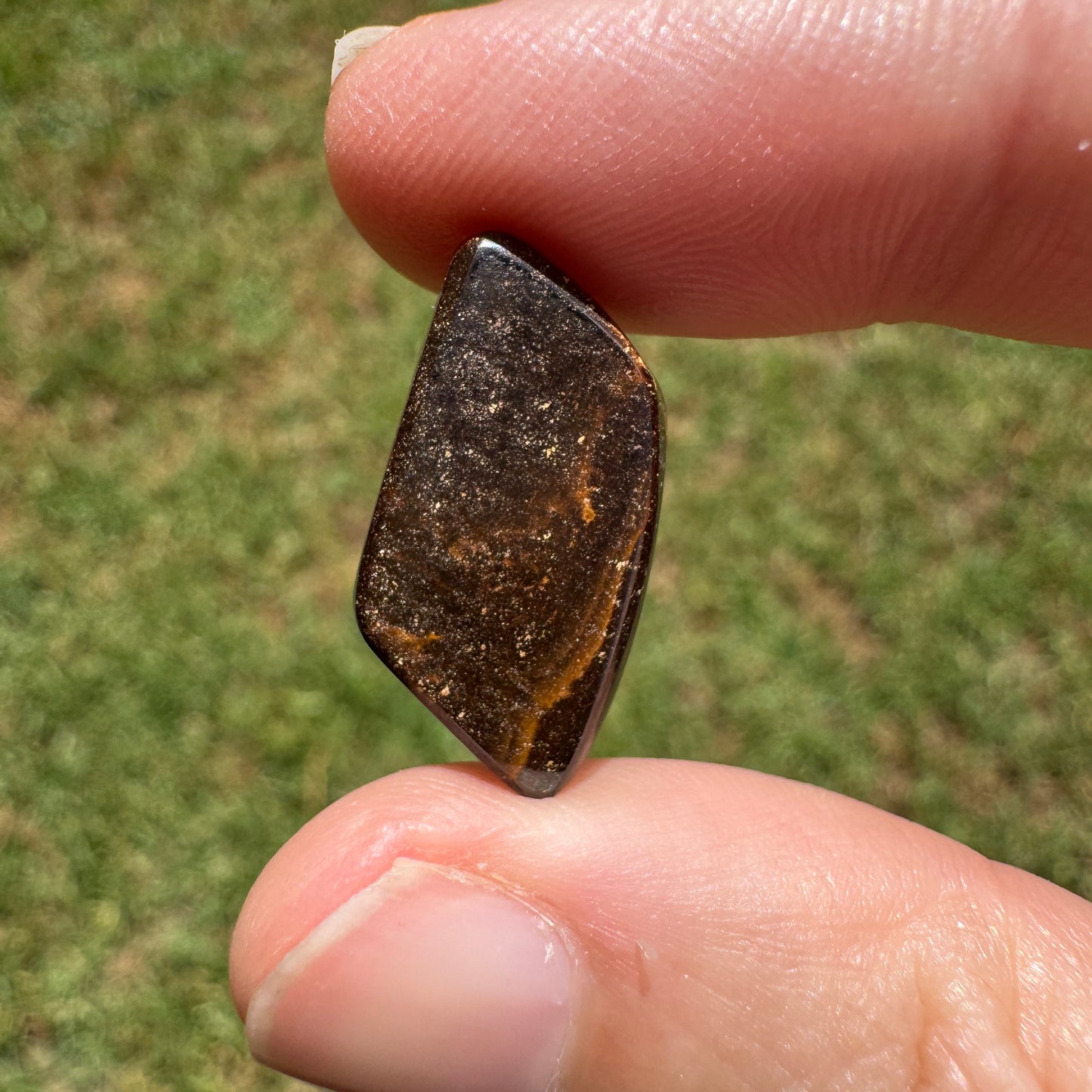 10.32 Ct pink and green boulder opal