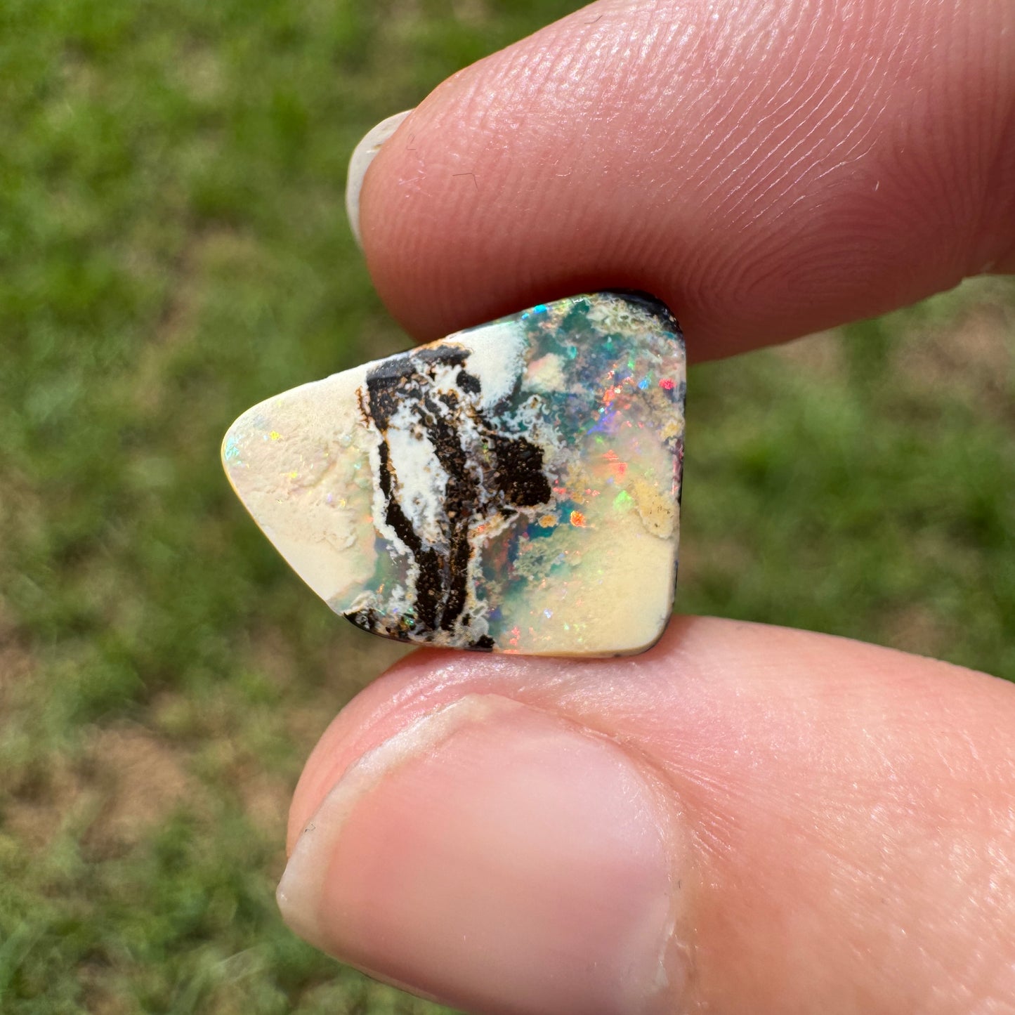 5.89 Ct rainbow boulder opal