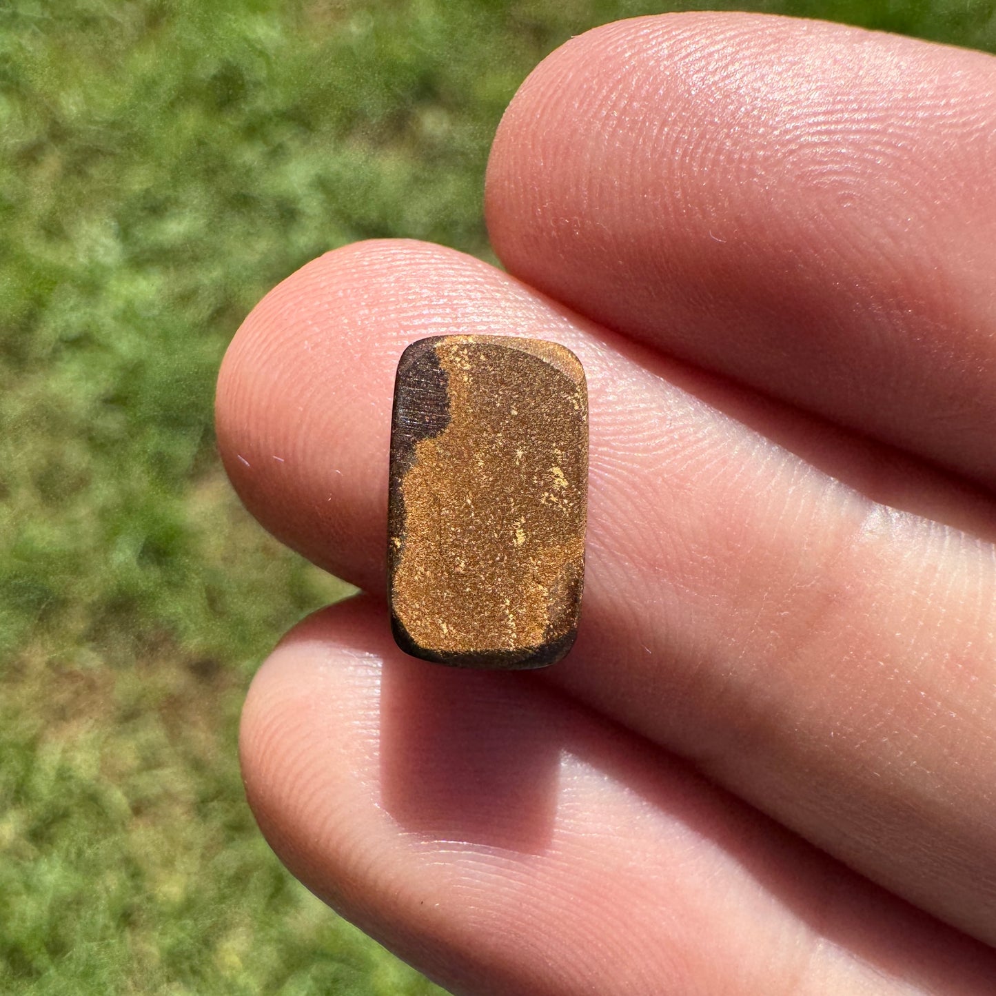 1.97 Ct rectangle boulder opal