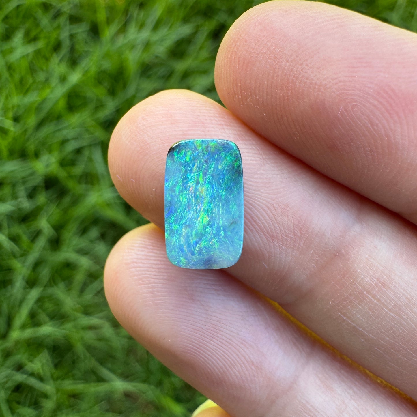 1.97 Ct rectangle boulder opal