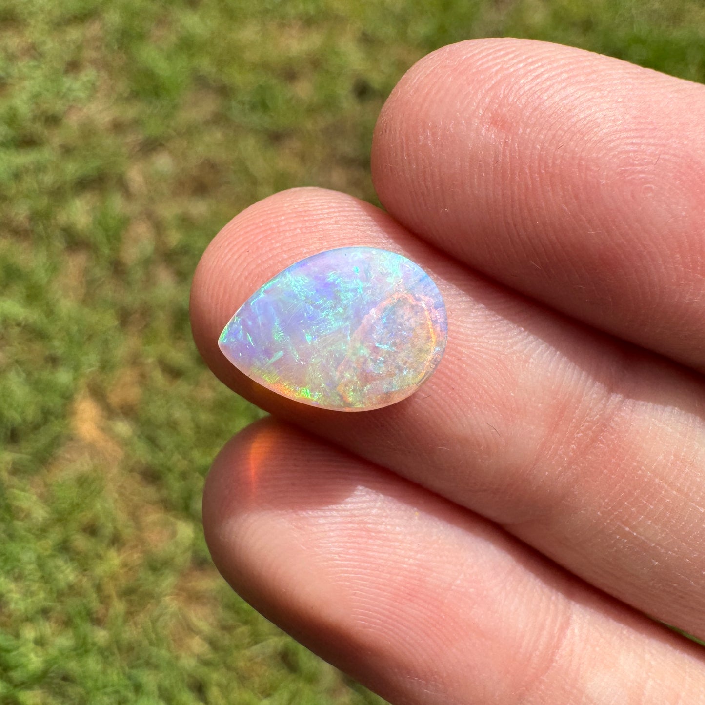 1.69 Ct teardrop wood replacement