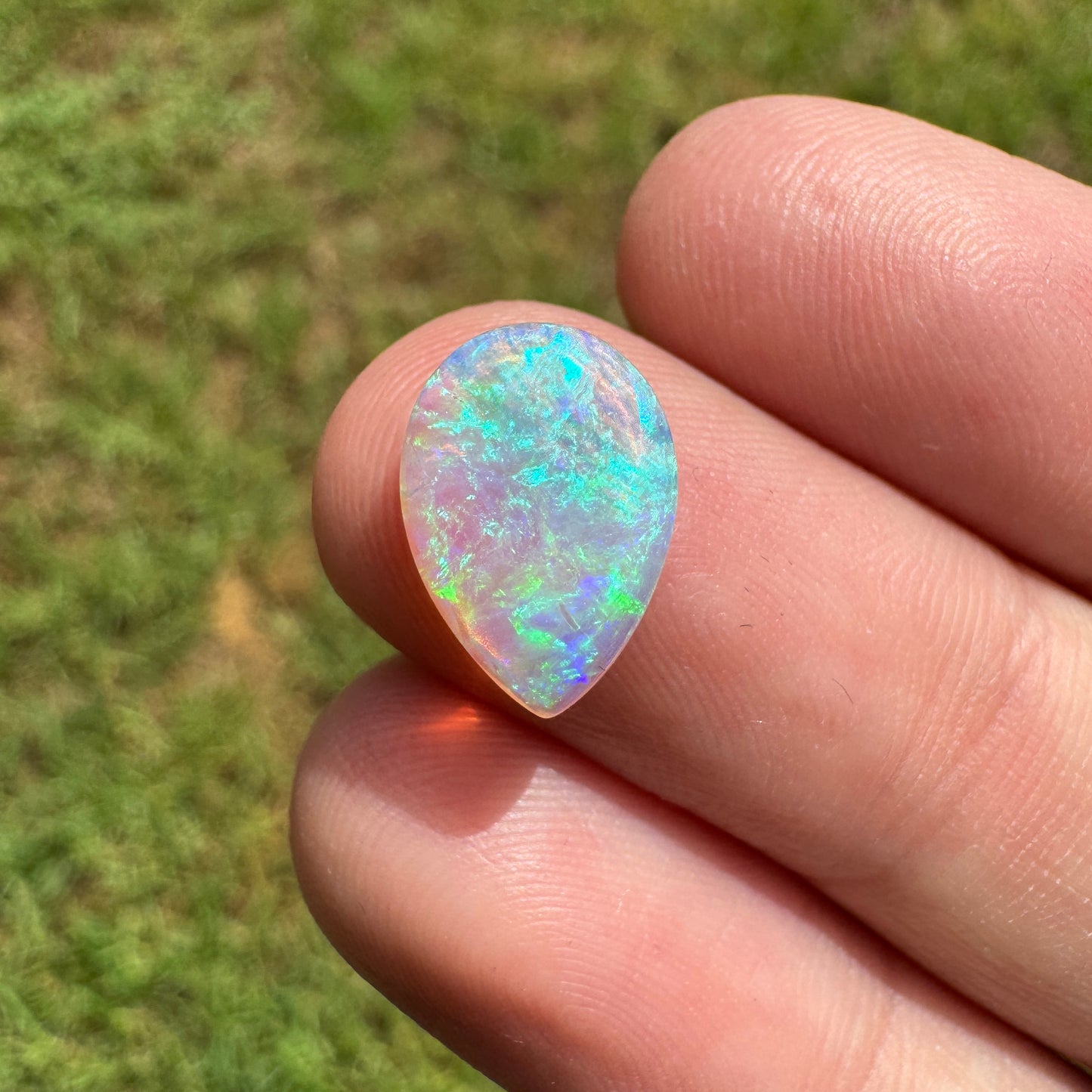 1.69 Ct teardrop wood replacement