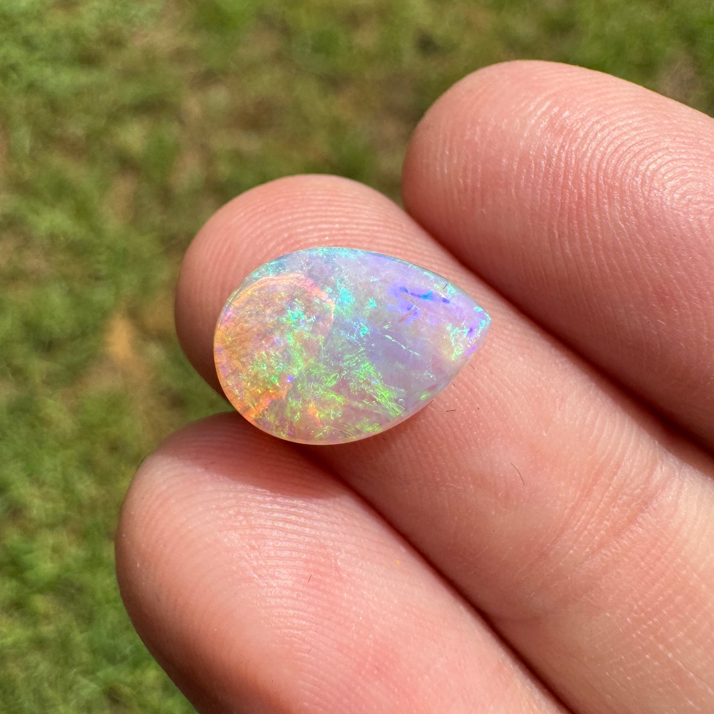 1.69 Ct teardrop wood replacement