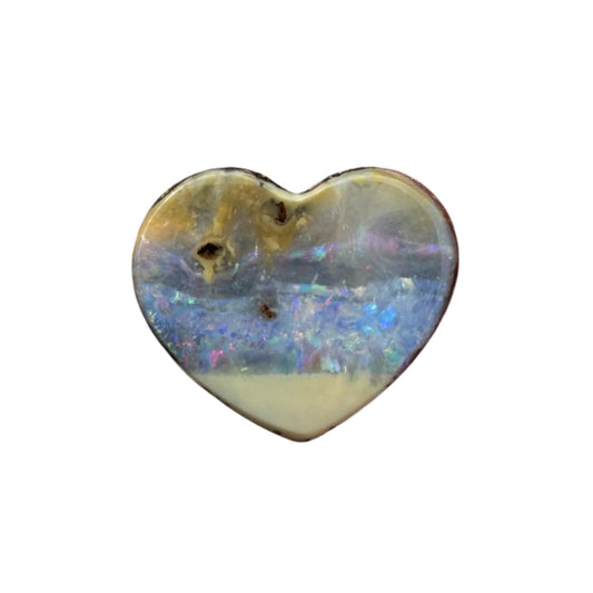 3.26 Ct small heart boulder opal