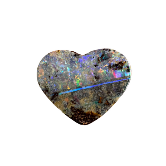 2.21 Ct small heart boulder opal