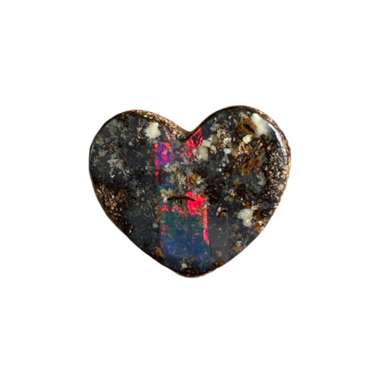 2.46 Ct small heart boulder opal