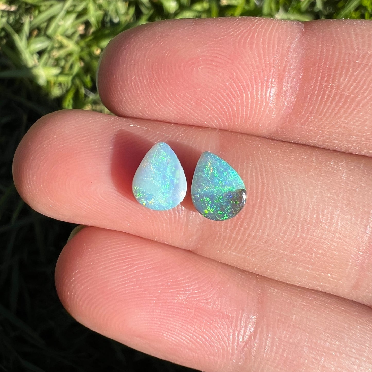1.69 Ct boulder opal pair