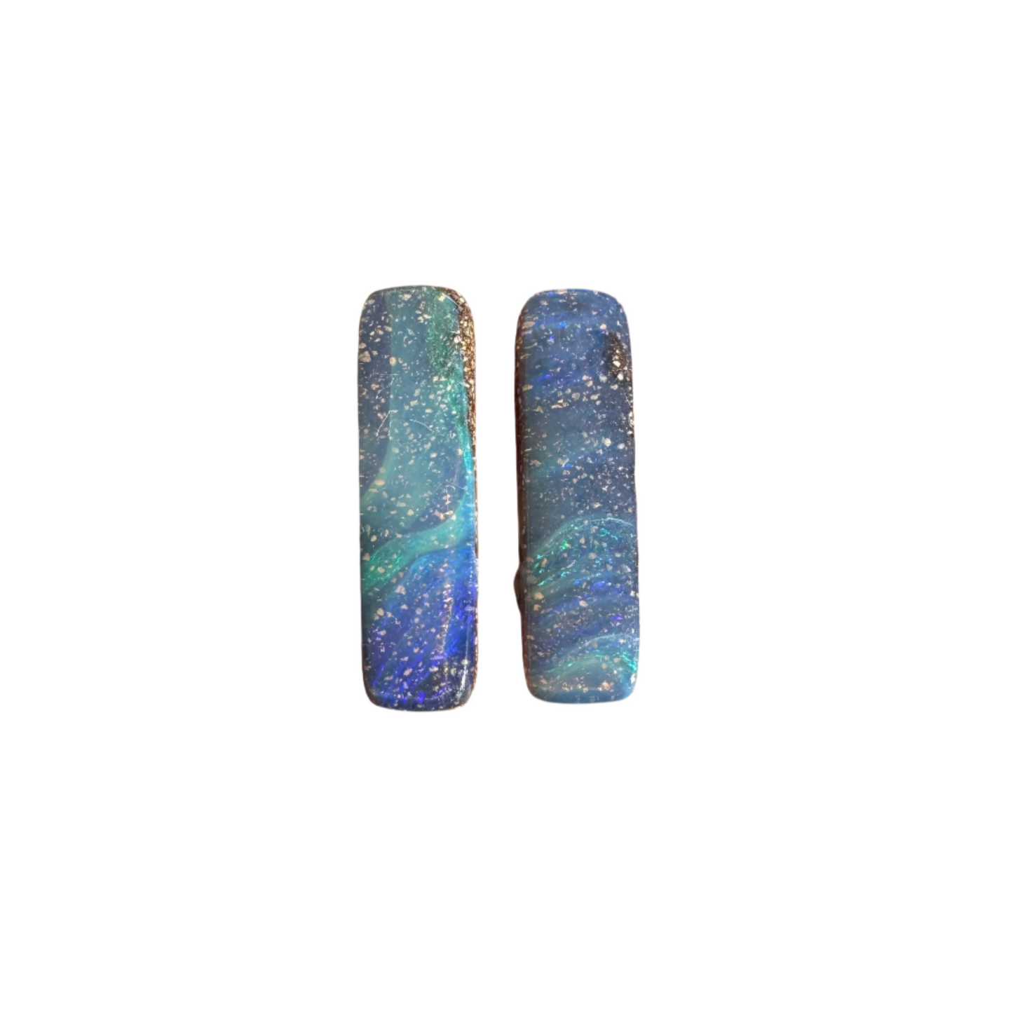 2.40 Ct small boulder opal pair