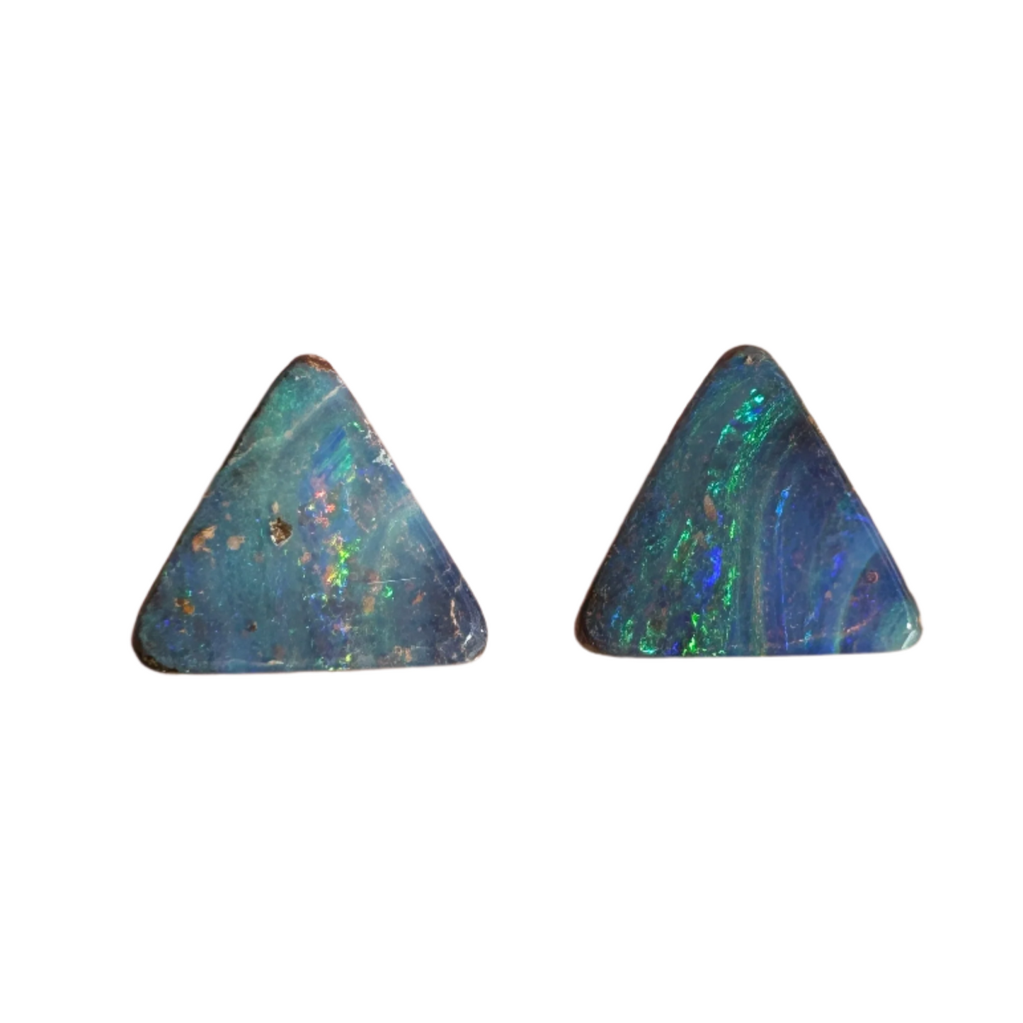 1.59 Ct extra small boulder opal pair