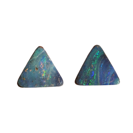 1.59 Ct extra small boulder opal pair