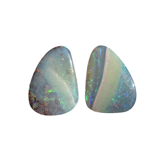 3.54 Ct small boulder opal pair