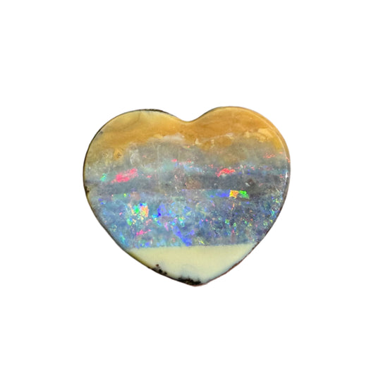 3.39 Ct small heart boulder opal