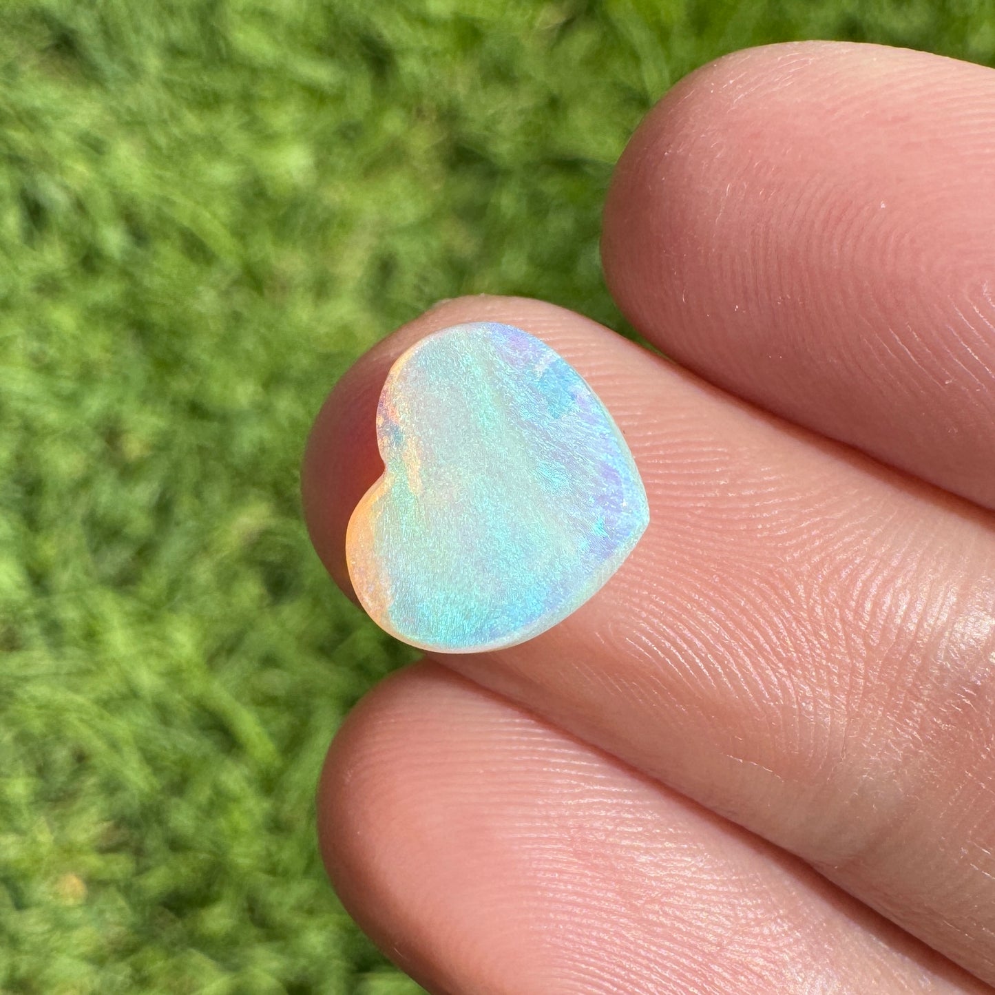 2.36 Ct crystal opal heart
