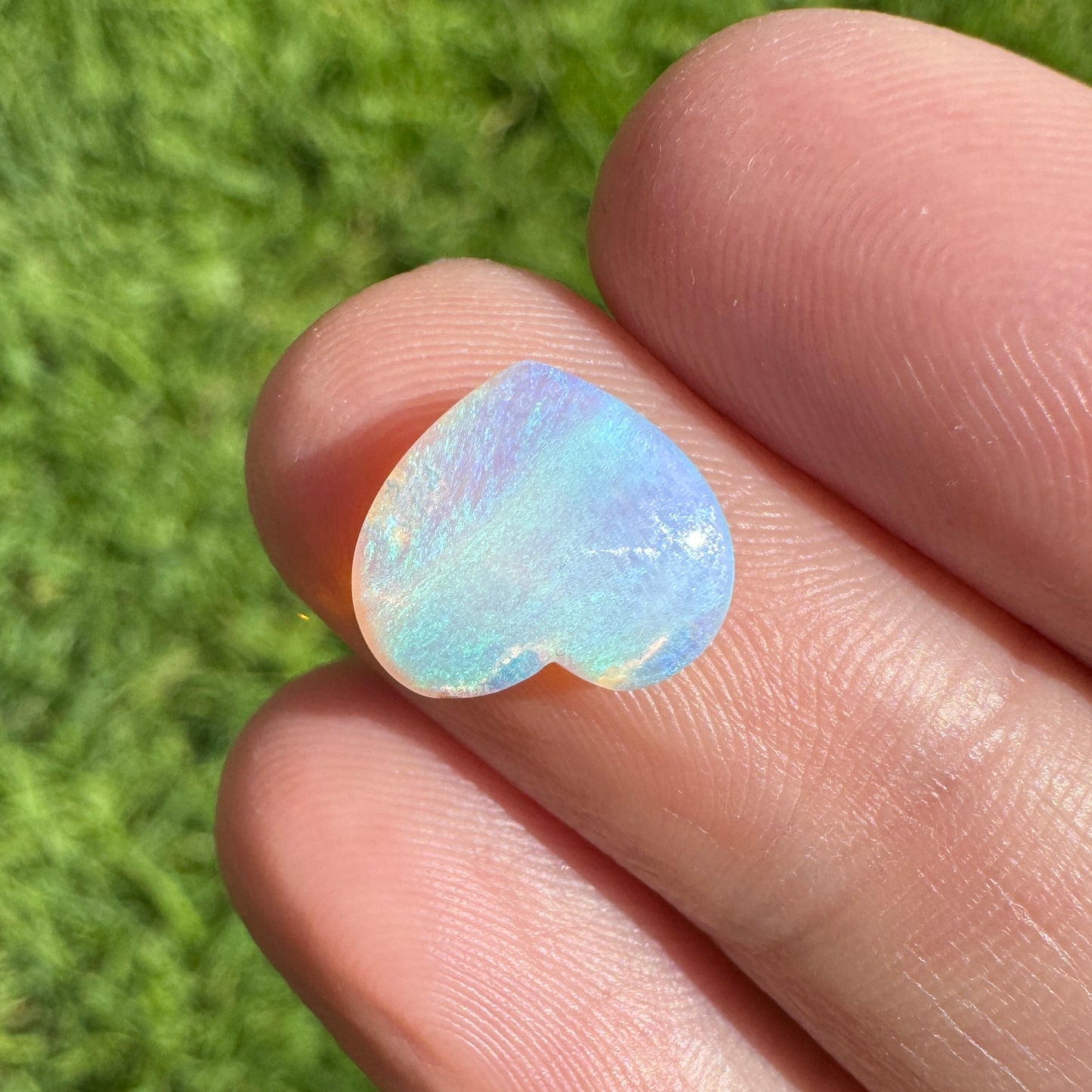 2.36 Ct crystal opal heart