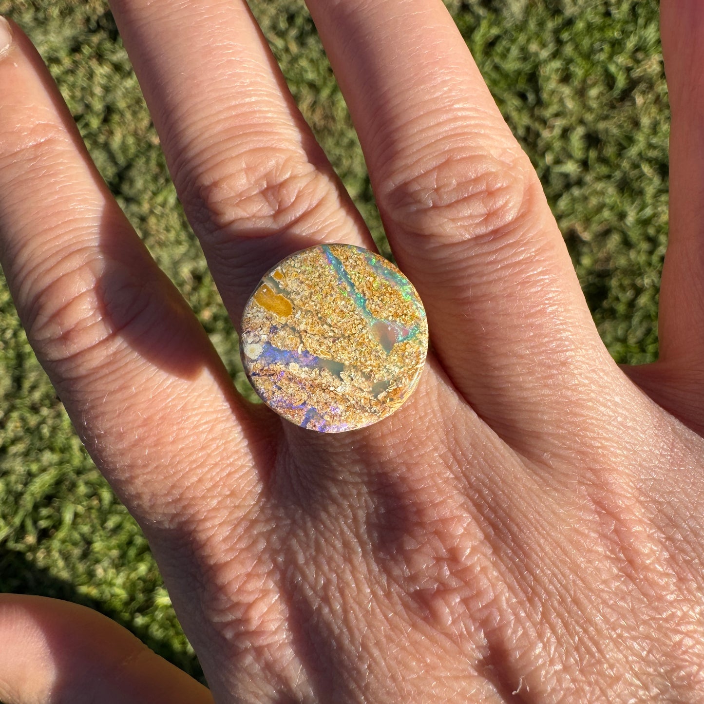 10.99 Ct wood replacement opal