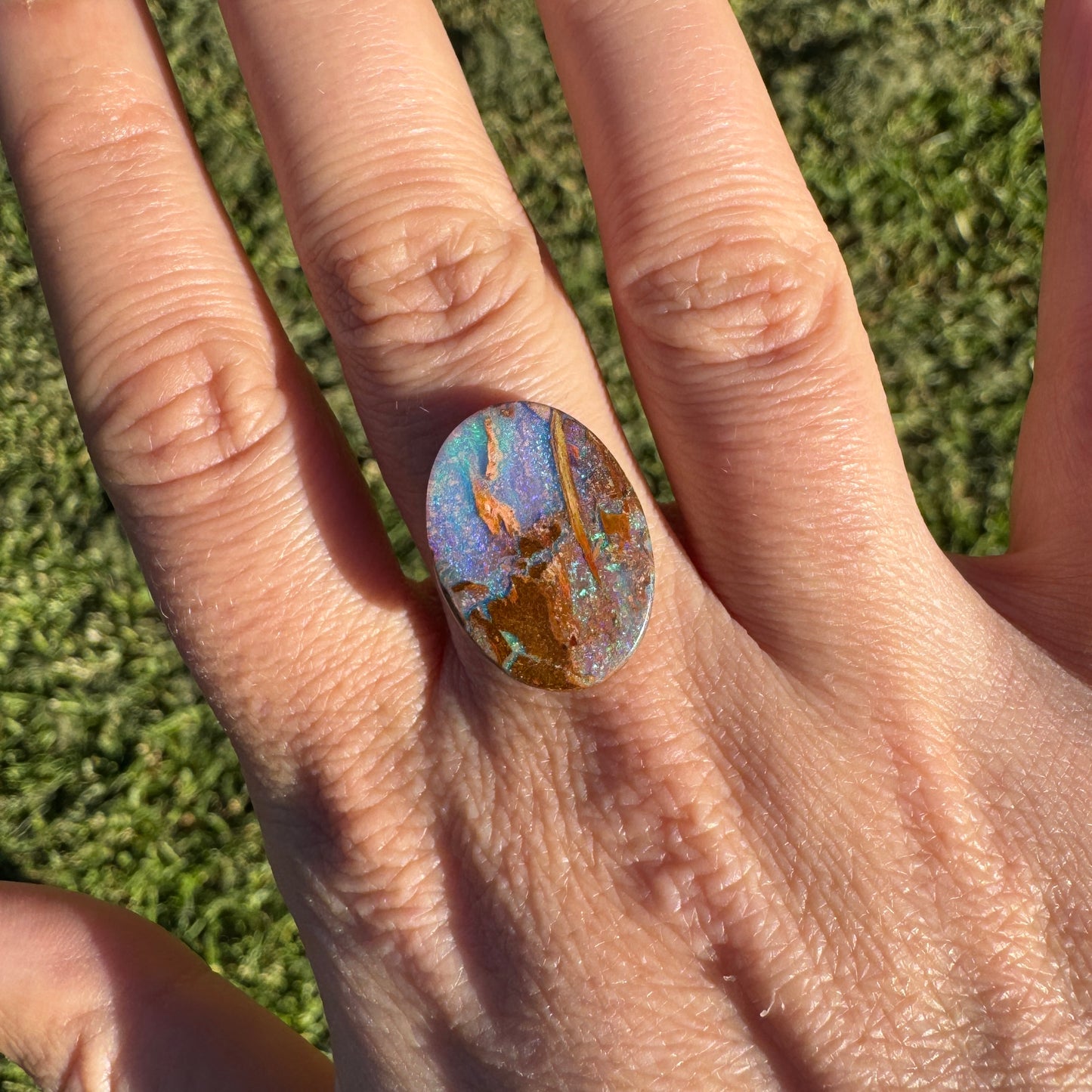 7.01 Ct wood replacement opal