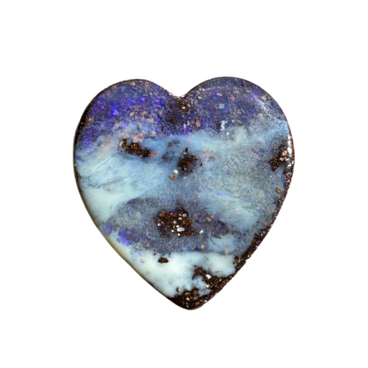 3.80 Ct small heart boulder opal