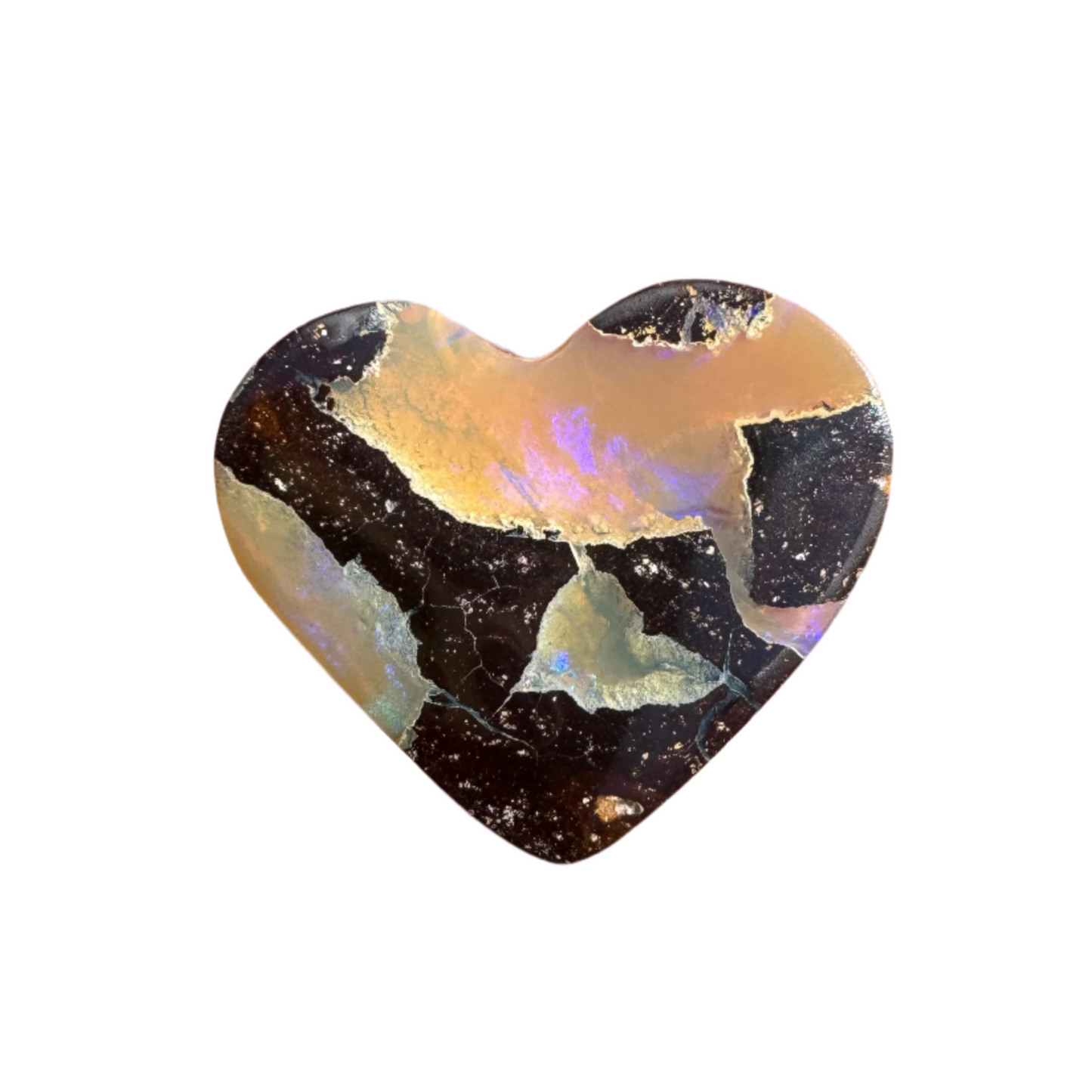 7.73 Ct heart boulder opal