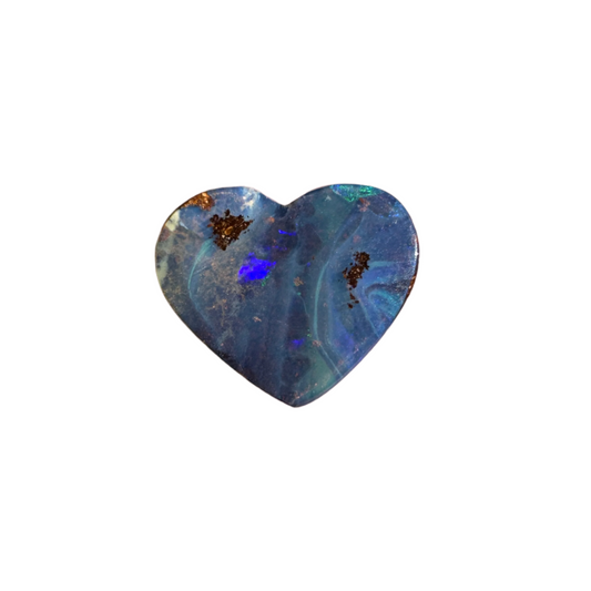 1.20 Ct extra small heart boulder opal