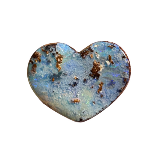 3.18 Ct heart boulder opal