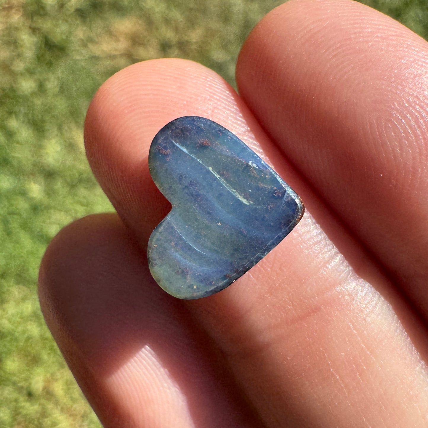 2.72 Ct heart boulder opal