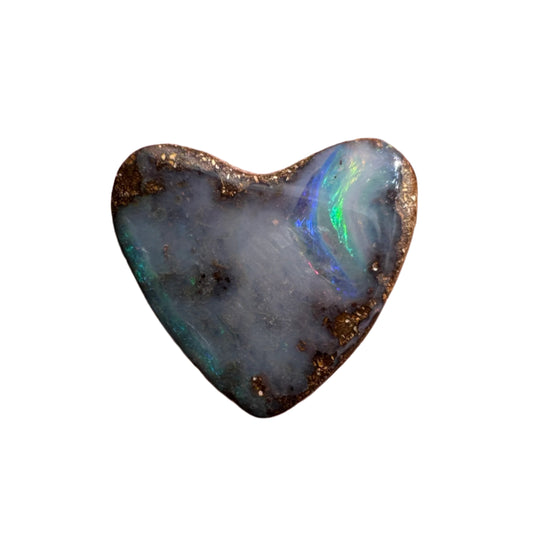 3.75 Ct heart boulder opal