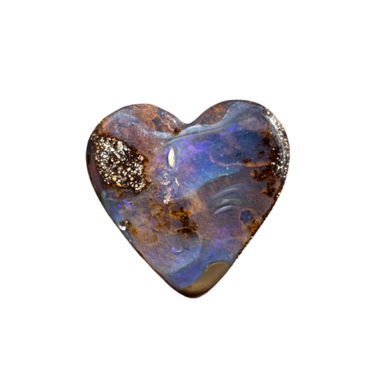 4.18 Ct heart boulder opal