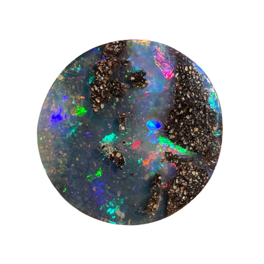 5.41 Ct round boulder opal