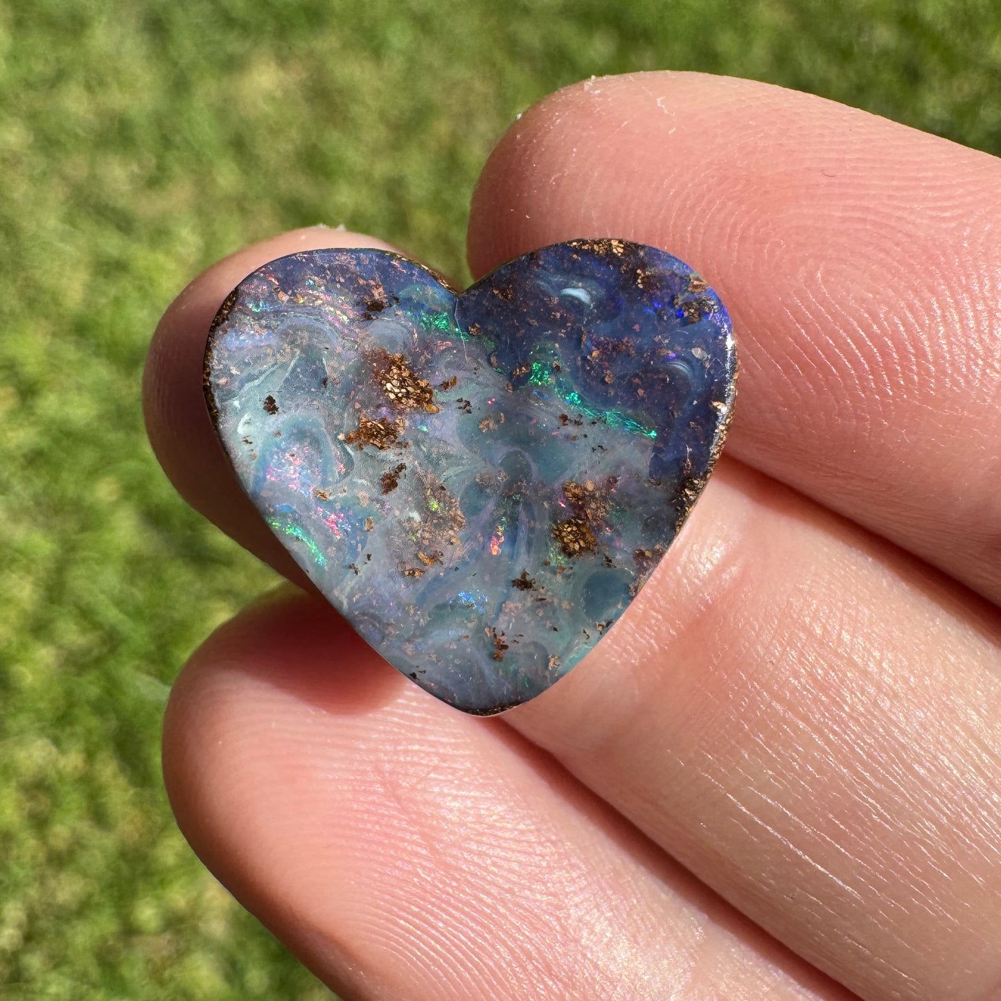 9.52 Ct heart boulder oapl