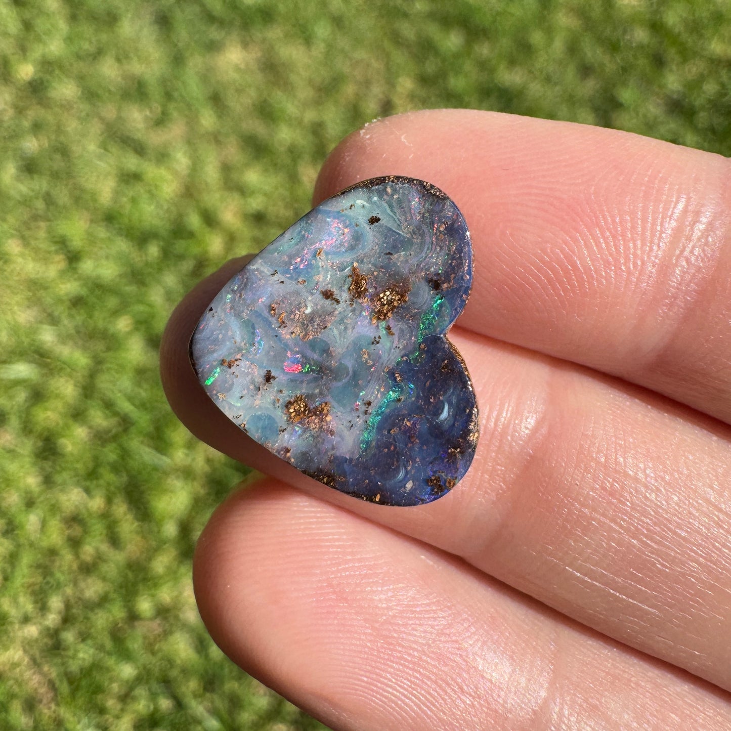 9.52 Ct heart boulder oapl