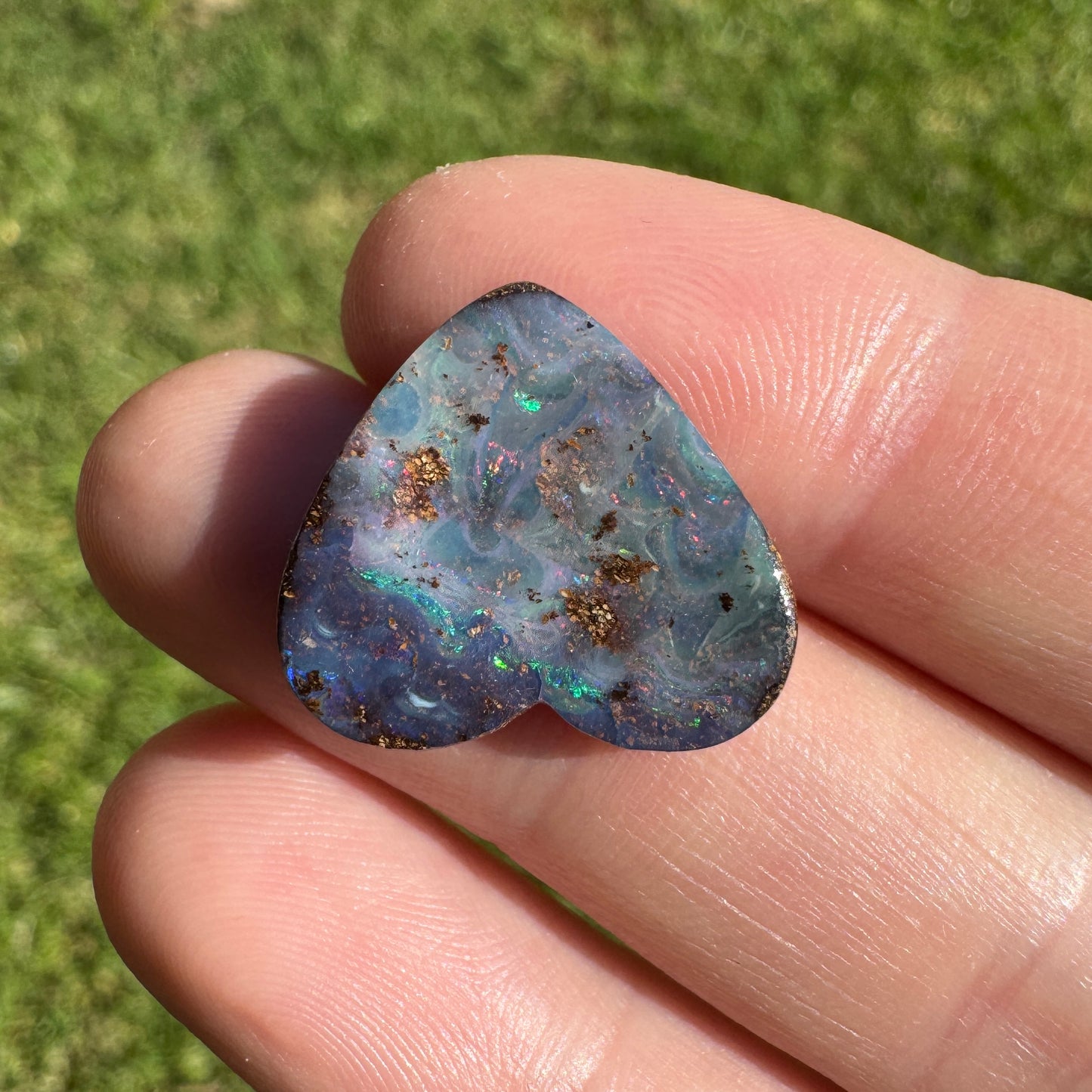 9.52 Ct heart boulder oapl