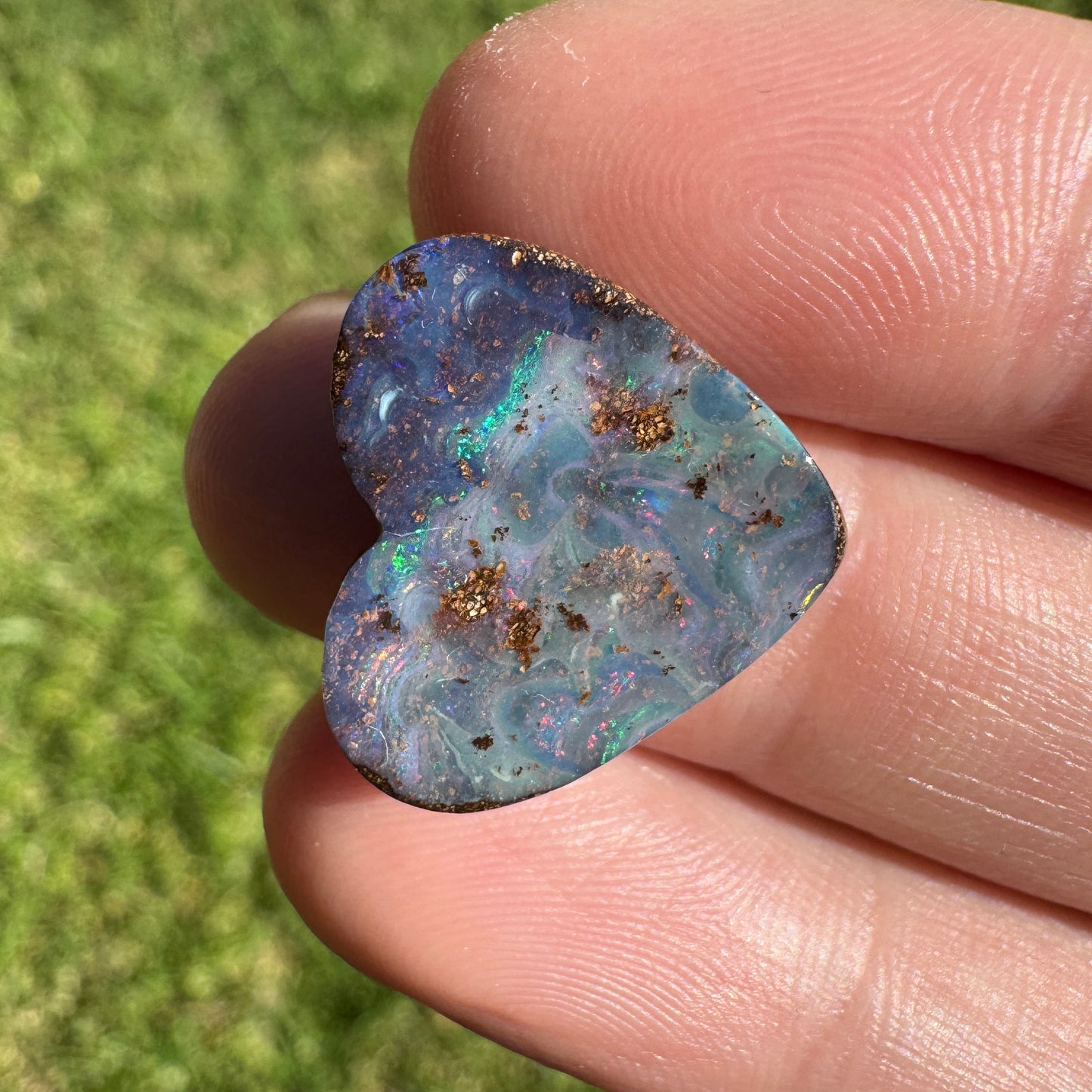 9.52 Ct heart boulder oapl