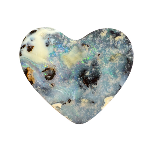 7.99 Ct heart boulder opal